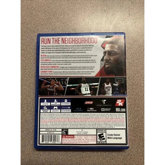 NBA 2K18 2018 Basketball Sony PlayStation 4 PS4 Game Tested With Manual - Picture 2 of 6